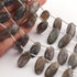 1  Strand  Labradorite Faceted Briolettes -Oval Shape  Briolettes -16mmx11mm- 20mx10mm- 9 Inches BR02110