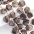 1  Strand  Astrophyllite Faceted Briolettes - Hexagon Shape Briolettes -16mmx13mm- 20mmx19mm - 8 Inches br03526