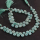 1 Strand  Amazonite Faceted Briolettes - Heart Shape Briolettes -10mmx9mm-12mmx11mm - 9-Inches br02421 - Tucson Beads