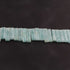 1 Strand Amazonite Faceted  Briolettes  -Rectangle Bar Shape Faceted Briolettes  26mmx7mm-31mmx7mm -7 Inches BR4211