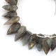 1 Strand  Labradorite Faceted Briolettes - Arrowhead Shape  Briolettes -17mmx10mm- 23mx12mm-9 Inches BR02119 - Tucson Beads