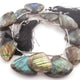 1 Strand Labradorite Faceted Heart Briolettes - Labradorite Heart Briolettes  18mmx17mm -35mmx27mm-9 inches BR03278 - Tucson Beads