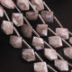 1  Strand White Silverite Faceted Briolettes - Fancy Shape Briolettes  14mmx12mm- 17mmx13mm  8 Inches BR4013 - Tucson Beads