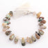 1 Strand Multi Stone Smooth Briolettes - Assorted Shape Mix Stone Briolettes - 13mmx9mm-19mmx10mm - 9 Inches BR03538