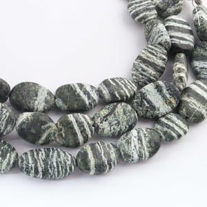 1 Strand Seraphinite Faceted Briolettes -Oval Shape Briolettes -12mmx10mm-20mmx12mm-8 Inches BR03528 - Tucson Beads
