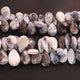 1 Strand Dendrite opal  Smooth Briolettes  -Pear Shape Briolettes  -12mmx8mm-26mmx14mm 8 Inches BR1540 - Tucson Beads