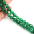 1 Strand Green Onyx Faceted Balls Beads -  7mm-8mm 9 Inches BR1955