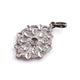 1 Pc Pave Diamond Leaf Pendant - 925 Sterling Silver- Marquise Pendant 38mmx24mm PD1172 - Tucson Beads