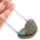 1 Pc Antique Finish Double Cut Diamond With Abalone Designer Pendant - 925 Sterling Silver - Necklace Pendant 35mmx51mm PD1725 - Tucson Beads