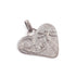 1 Pc Antique Finish Pave Diamond Heart With Butterfly Pendant - 925 Sterling Silver- Necklace Pendant 30mmx33mm PD1509