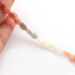 1  Strand Multi Moonstone Faceted Briolettes  -Oval Shape  Briolettes  7mmx5mm - 13.5 Inches BR2041
