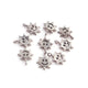 1 Pc Pave Diamond Sun Charm Pendant -925 Sterling Silver & Vermeil Pendant   14mmX11mm PDC1376 - Tucson Beads