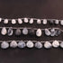 1 Strand Dendrite Opal Faceted Briolettes -Heart Shape Briolettes - 12mmx13mm-19mmx20mm-7.5 inch BR03329