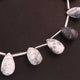 1 Strand Dendrite Opal Pear Shape Faceted Briolettes- 14mmx9mm-18mmx9mm 8 Inch BR03328 - Tucson Beads