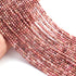 AAA Rhodochrosite  Micro Faceted 3mm  Beads - RB522