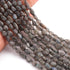1 Strand Labradorite Smooth Briolettes- Semi Precious Gemstone Oval Shape Briolettes Beads  6mmx6mm-13mmx6mm - 12 Inches BR0587