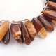 1 Strand Mookaite Smooth Briolettes - Pear Shape  Briolettes  25mmx12mm-39mmx11mm - 10.5Inches BR1288 - Tucson Beads