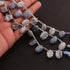 1 Strand Boulder Opal Faceted Carving Briolettes  -Semi precious Oval Briolettes  - 13mmx10mm-18mmx12mm  8.5 Inches BR03560