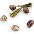 1  Strand Bio Lemon And Smoky Quartz Smooth Briolettes - Assorted Shape Beads 22mmx16mm-26mmx19mm ,8 Inches BR4409