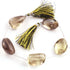 1  Strand Bio Lemon And Smoky Quartz Smooth Briolettes - Assorted Shape Beads 26mmx17mm ,8 Inches BR4406