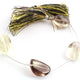 1  Strand Bio Lemon And Smoky Quartz Smooth Briolettes - Assorted Shape Beads 22mmx15mm-24mmx17mm ,8 Inches BR4407 - Tucson Beads