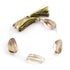 1  Strand Bio Lemon And Smoky Quartz Smooth Briolettes - Assorted Shape Beads 25mmx15mm ,8 Inches BR4404
