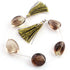 1  Strand Bio Lemon And Smoky Quartz Smooth Briolettes - Assorted Shape Beads 20mmx15mm ,8 Inches BR4403