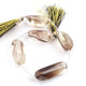 1  Strand Bio Lemon And Smoky Quartz Smooth Briolettes - Assorted Shape Beads 24mmx16mm-38mmx13mm ,8 Inches BR4411 - Tucson Beads