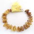 1 Strand Yellow Opal Faceted Pear Shape Briolettes -  - 19mmx10mm - 29mmx10mm - 9.5 inches BR1843