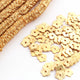 1 Strand 24k Gold Plated Designer Copper Casting Flower Beads - Jewelry - 8mmx9mm 8 Inches GPC102 - Tucson Beads