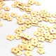 1 Strand 24k Gold Plated Designer Copper Casting Flower Beads - Jewelry - 8mmx9mm 8 Inches GPC102 - Tucson Beads