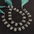 1 Strand  Amazonite Faceted Briolettes - Pear Shape Briolettes -13mmx10mm-14mmx10mm- 8.5 Inches BR2143