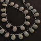 1 Strand  Amazonite Faceted Briolettes - Pear Shape Briolettes -13mmx10mm-14mmx10mm- 8.5 Inches BR2143 - Tucson Beads
