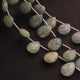 1 Strand  Amazonite Faceted Briolettes - Pear Shape Briolettes -13mmx10mm-14mmx10mm- 8.5 Inches BR2143 - Tucson Beads