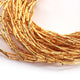 5 Strands AAA Quality Gold Plated Designer Copper Tube Beads,Pipe Beads Jewelry Making Supplies, 8mmx2mm,8 inches Bulk Lot GPC1615 - Tucson Beads