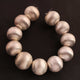 1 Strand AAA Quality Brush balls 925 Silver Plated On Copper-Matt finish balls Beads  24mm 7.5 Inches Gpc909 - Tucson Beads