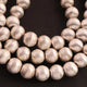 1 Strand Silver Plated Copper Ball Beads, Brush Copper Beads, Copper Ball, Jewelry Making , 10mm, 10.5 Inches, GPC1613 - Tucson Beads