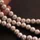 1 Strand Silver Plated Copper Ball Beads, Brush Copper Beads, Copper Ball, Jewelry Making , 10mm, 10.5 Inches, GPC1613 - Tucson Beads