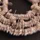 1 Strand Wave Disc Beads  925 Silver Plated On Copper -Potato Chips Beads  12mm 9 Inches Strand GPC541 - Tucson Beads