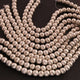 1 Strand Silver Plated Copper Ball Beads, Copper Beads, Copper Ball, Jewelry Making  8 mm 8 Inches, GPC1612 - Tucson Beads
