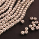 1 Strand Silver Plated Copper Ball Beads, Brush Copper Beads, Copper Ball, Jewelry Making , 9mm, 8 Inches, GPC085 - Tucson Beads
