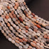 1  Strand Multi Moonstone Smooth Oval Shape Beads -Gemstone Nugget Briolettes Beads 6mmx6mm-15mmx7mm 12.5 inches BR01801