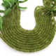1 Strand Peridot  Faceted Roundelles Beads -Roundelles  Shape Gemstone Beads - 6mm- 8 Inches BR03217 - Tucson Beads