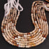 1 Long Strand Picture Jesper Faceted Rondelles -Semi Precious Gemstone Faceted Rondelles Beads- 6mm- 12 Inches BR03291