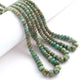 1  Long Strand Shaded Emerald  Faceted Roundells -  Semi Precious Gemstone Beads 3mm-9mm-16.5 Inches BR03210 - Tucson Beads