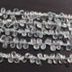 1 Strand Aquamarine Faceted Briolettes - Pear Shape Briolettes  6mmx4mm-7mmx5mm - 8 Inches BR03227 - Tucson Beads