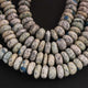 1  Strand K2 Jasper Smooth Rondelles - Rondelle Beads - K2 Jasper Rondelles -11mm-12mm 16 Inches BR03262 - Tucson Beads