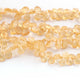 1 Strand Citrine Faceted   Briolettes - Pear Shape  Briolettes  -11mmx7mm-7mmx7mm-8 Inches BR03301 - Tucson Beads