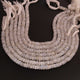 1 Strand White Rainbow Moonstone Faceted Rondelles  - Moonstone rondelles 6mm -10 Inches BR03304 - Tucson Beads