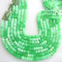 1  Strand Amazing Green Opal Smooth Rondelles  Beads- Green Opal gemstone Beads- 8mm-10mm-8 Inches -BR02869